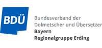 Logo BDÜ - Bundesverband der Dolmetscher und Übersetzer e. V.